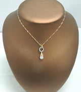 Diamond Pearl Pendant