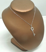 Diamond Key Pendant