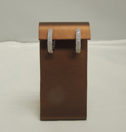 Diamond Hoop Earrings