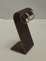 Diamond Hoop Earrings