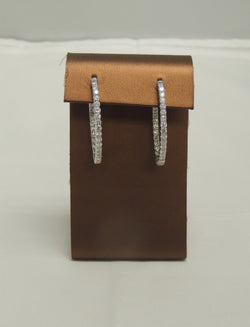 Diamond Hoop Earrings