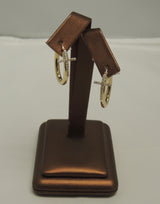 Diamond Hoop Earrings