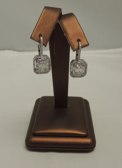 Diamond Hoop Earrings