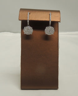 Diamond Hoop Earrings
